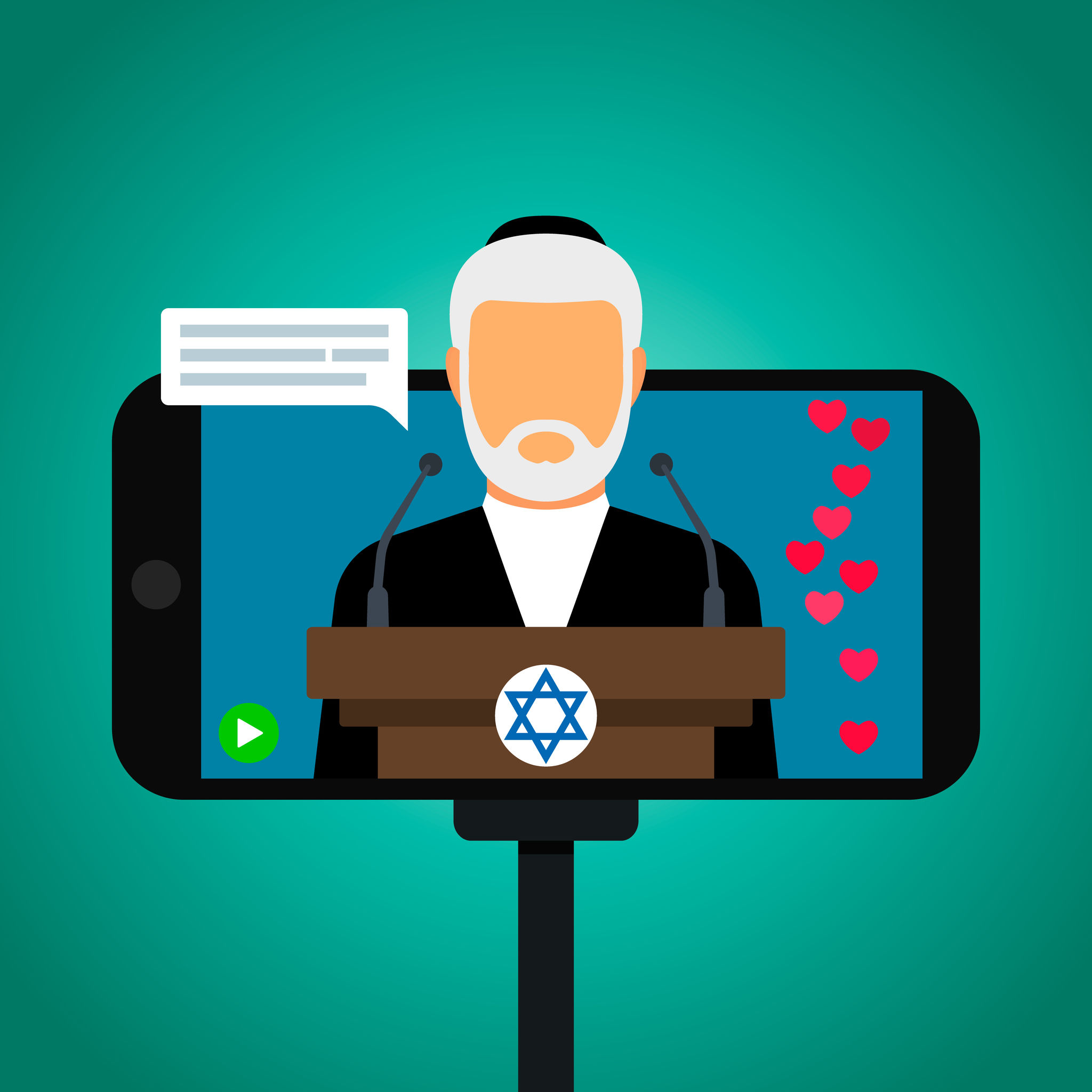 Rabbi Service on Smartphone